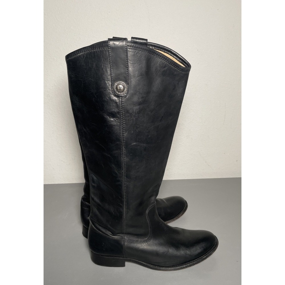Frye Melissa Button 2 Women's Leather Tall Boots Size 8.5 B